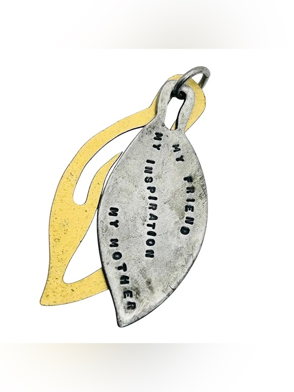 Kathy Bransfield Sterling 2 Piece Leaf Pendant 4.24 G